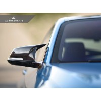 AutoTecknic Replacement Version II M-Inspired Dry Carbon Mirror Covers - F22 2-Series | F30 3-Series | F32/ F36 4-Series | F87 M2